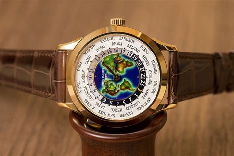 patek philippe world time gold